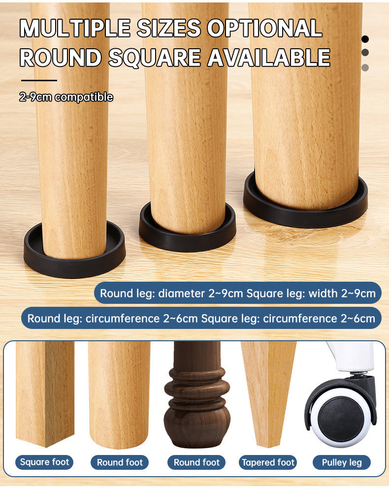 Sofa Anti-Slip Foot Pads for Stable, Quiet Furniture