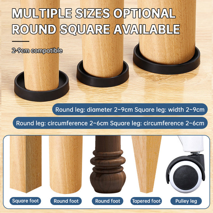 Sofa Anti-Slip Foot Pads for Stable, Quiet Furniture