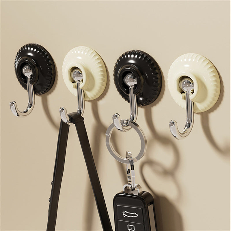 4PCS Hole-Free Wall Hooks for Instant Hanging Storage