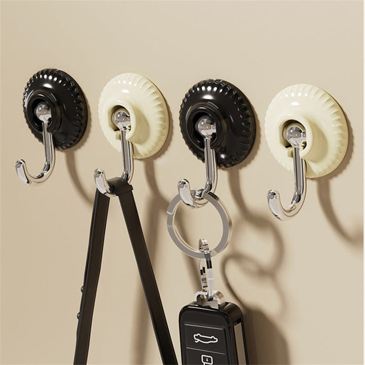4PCS Hole-Free Wall Hooks for Instant Hanging Storage
