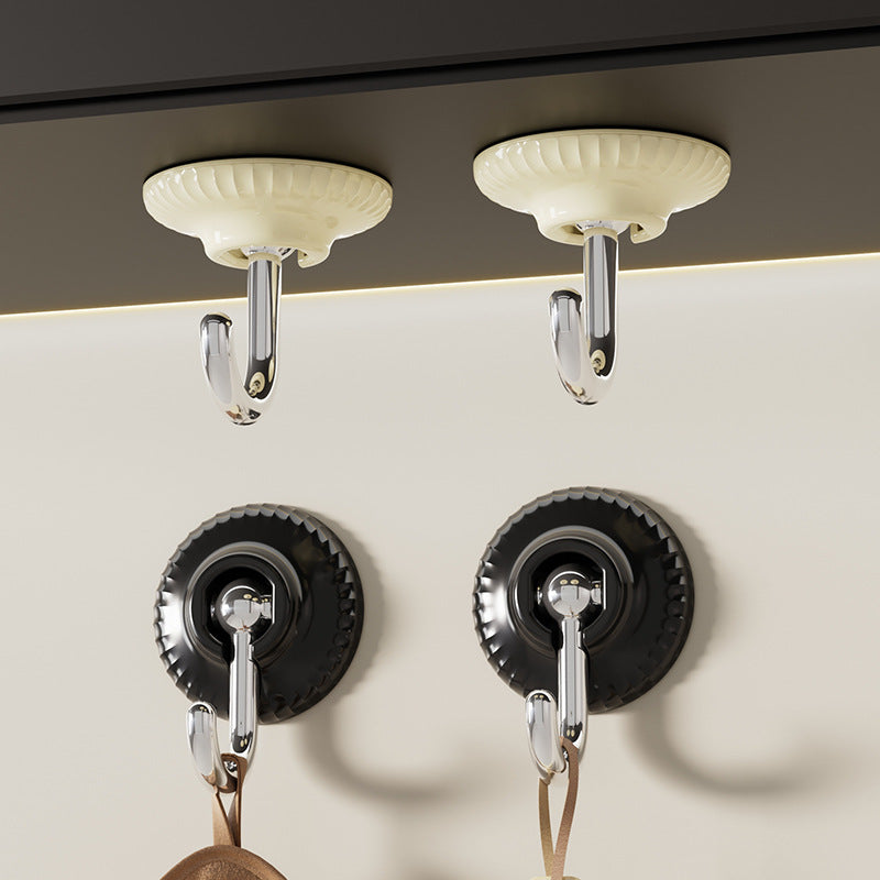 4PCS Hole-Free Wall Hooks for Instant Hanging Storage
