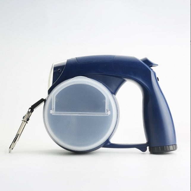 5-in-1 Retractable Dog Leash With LED Light & Storage