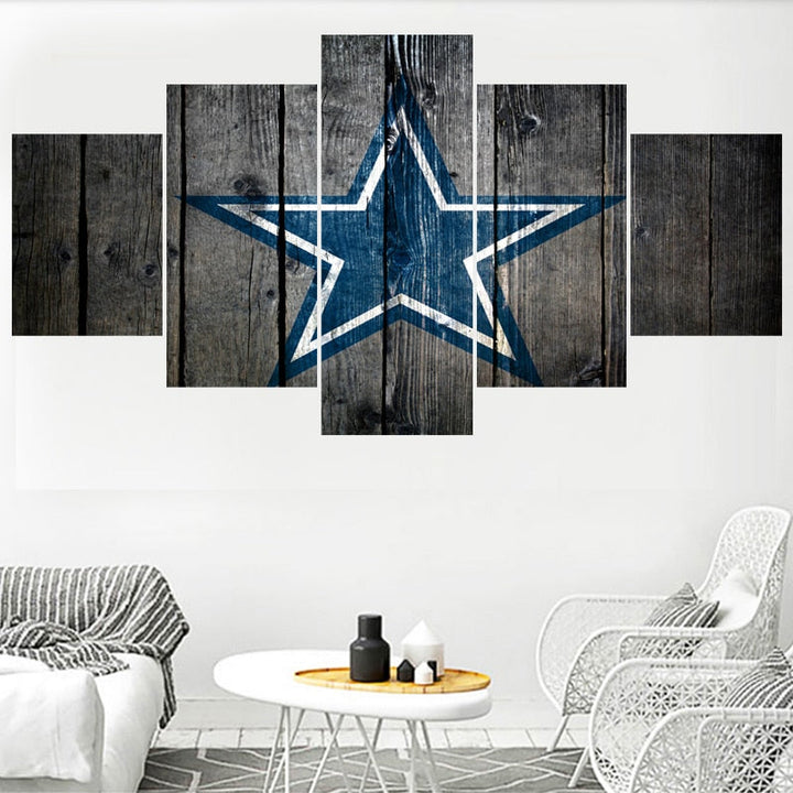 Canvas Wall Art — Dallas Cowboys-Inspired Focal Wall