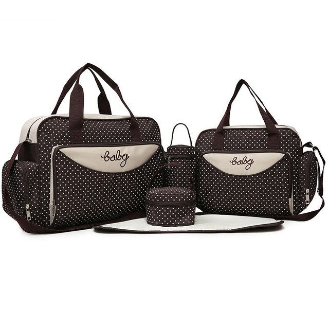 5-Piece Diaper Bag Set for Easy, Organized Baby Travel