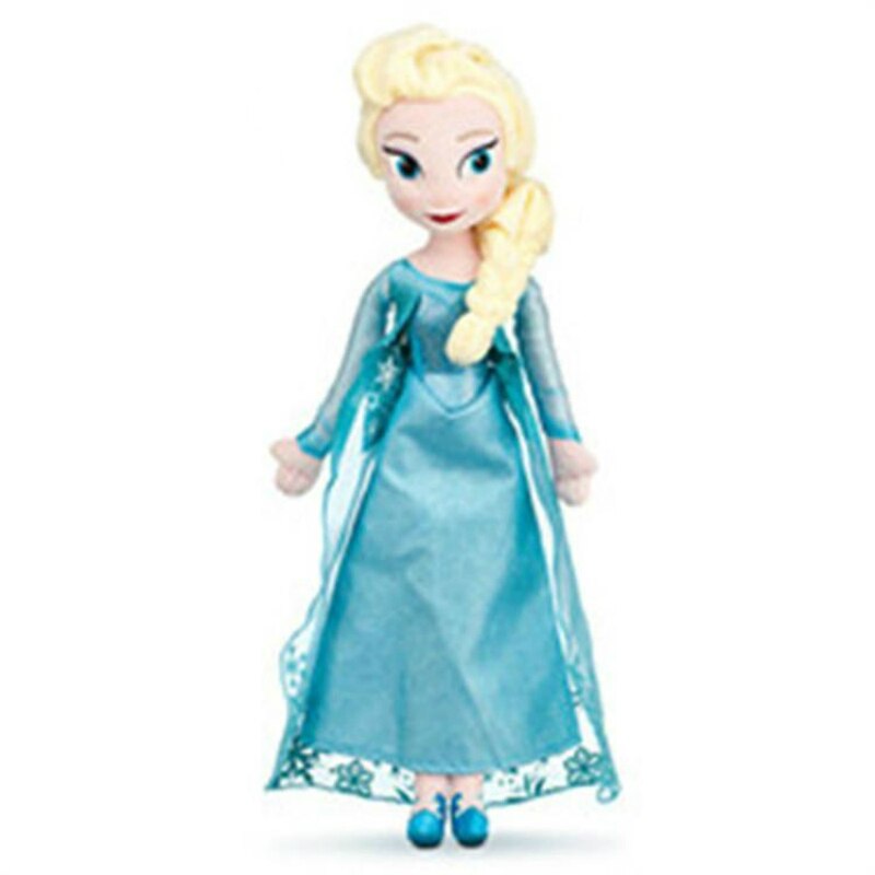 Anna Elsa Plush Dolls 50 cm for Kids' Imaginative Play