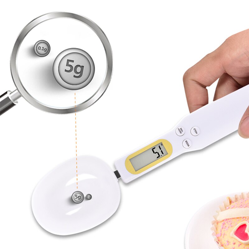 Digital Kitchen Spoon Scale 0.1g Precision for Baking