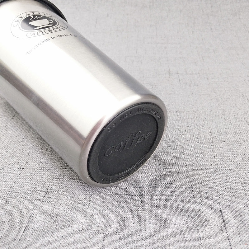 Insulated Travel Mug 500ml, Stainless Steel Flip Lid