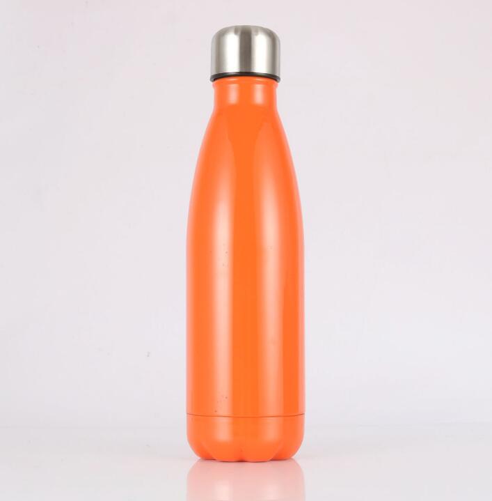 Cola-Shaped Insulated Water Bottle 500ml Stainless Steel