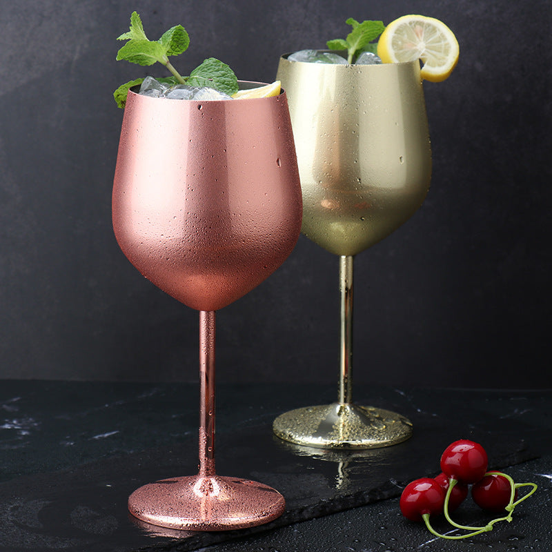 Stainless Steel Wine Glass, Unbreakable for Picnics