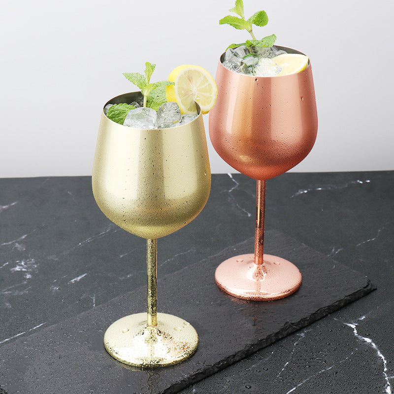 Stainless Steel Wine Glass, Unbreakable for Picnics