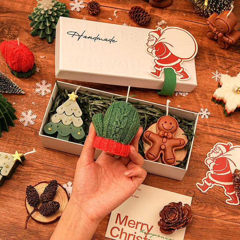 Handmade Christmas Candle Gift Set for Cozy Holiday Decor