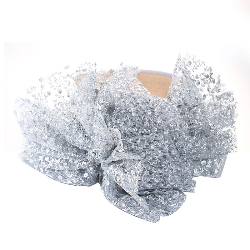 Oversized Lace Bow Headband for Statement Hair Looks