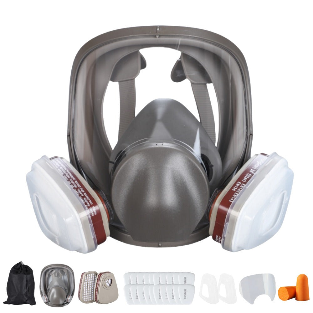 Full‑Face Respirator for Spray Painting — P100 Protection