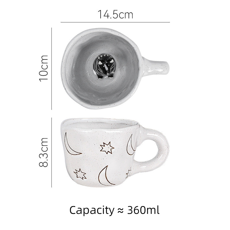 3D Animal Ceramic Coffee Mug With Hidden Animal Inside