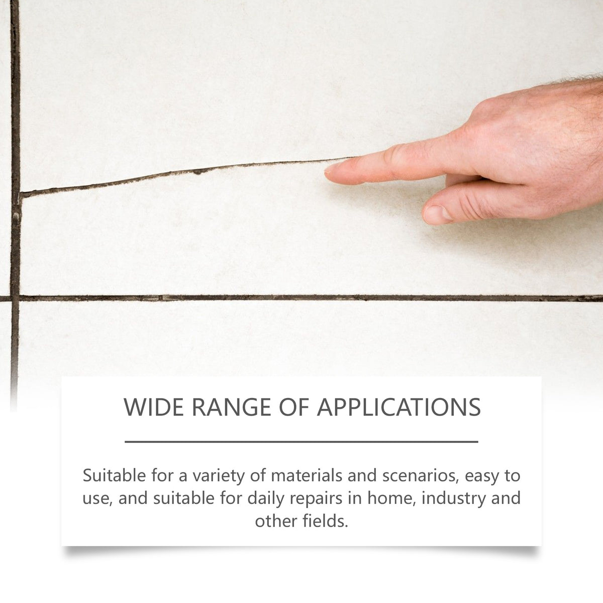 Universal AB Adhesive for Waterproof Home Crack Repair