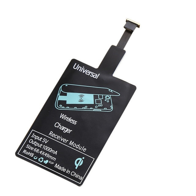 Qi Wireless Charger Receiver — Add Wireless Charging to Any