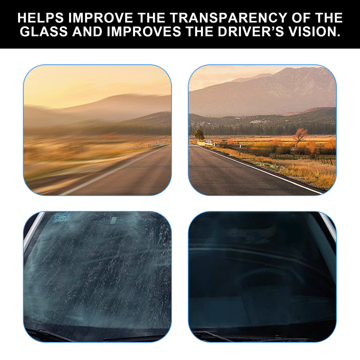 Ceramic Glass Coating for Clearer Car Windows & Shine