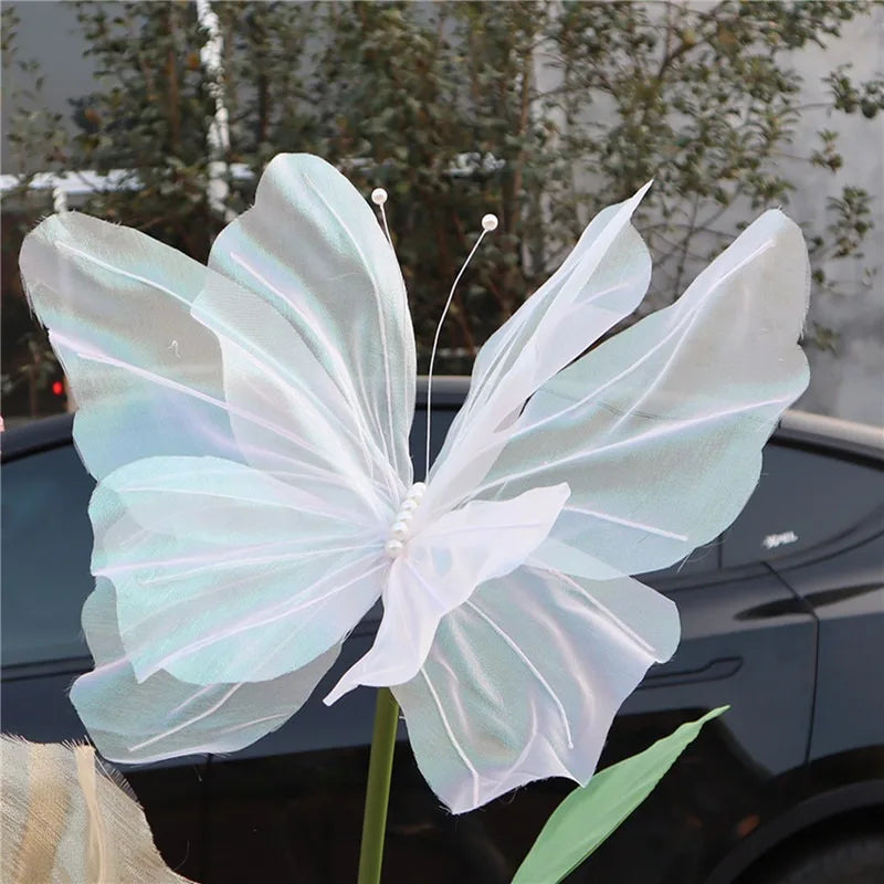 50cm Artificial Butterfly Decor for Whimsical Displays