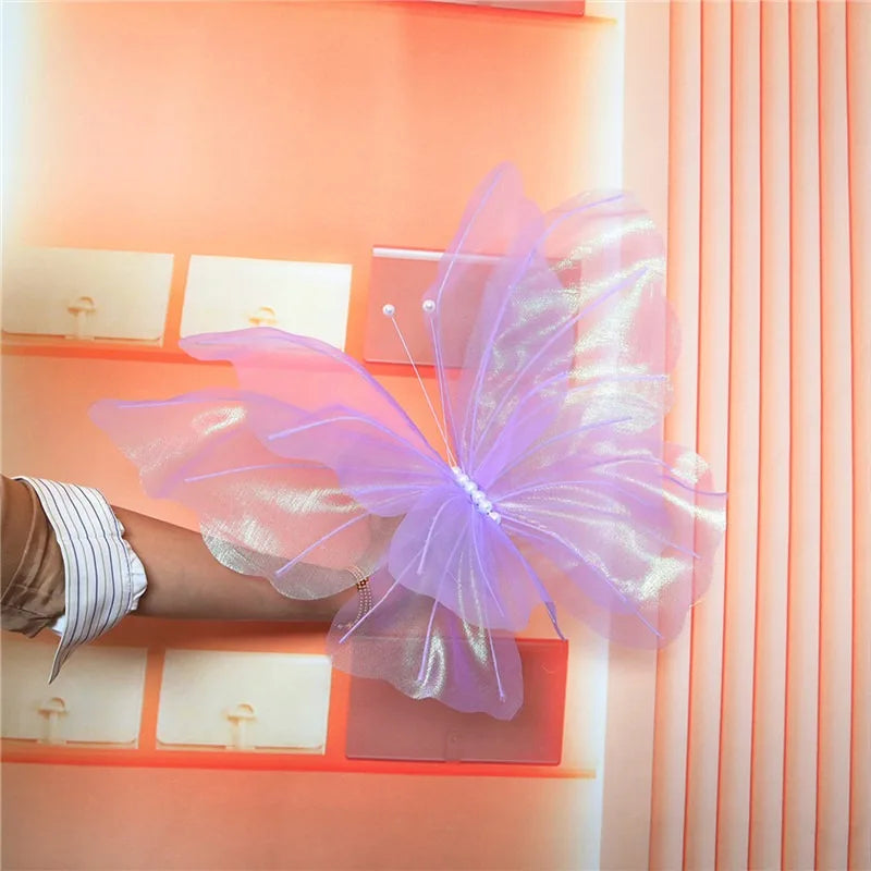 50cm Artificial Butterfly Decor for Whimsical Displays