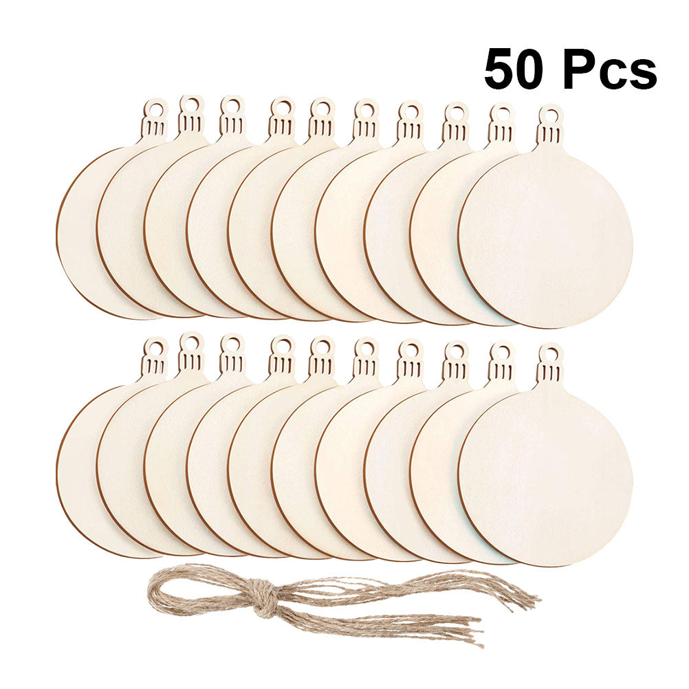 50 Wooden Christmas Ornaments for DIY Holiday Decorating