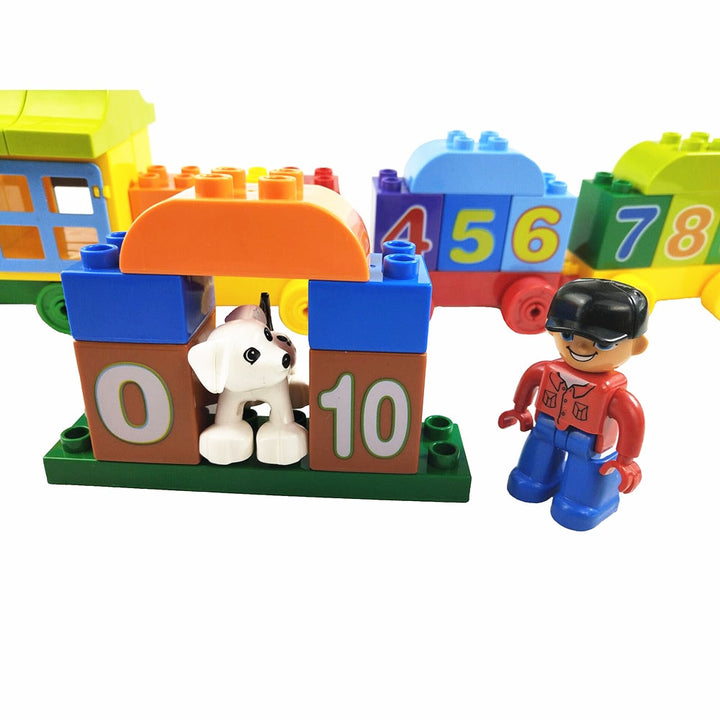 Number Train Building Blocks for Hands-On Counting Play