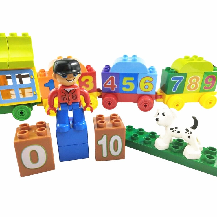 Number Train Building Blocks for Hands-On Counting Play