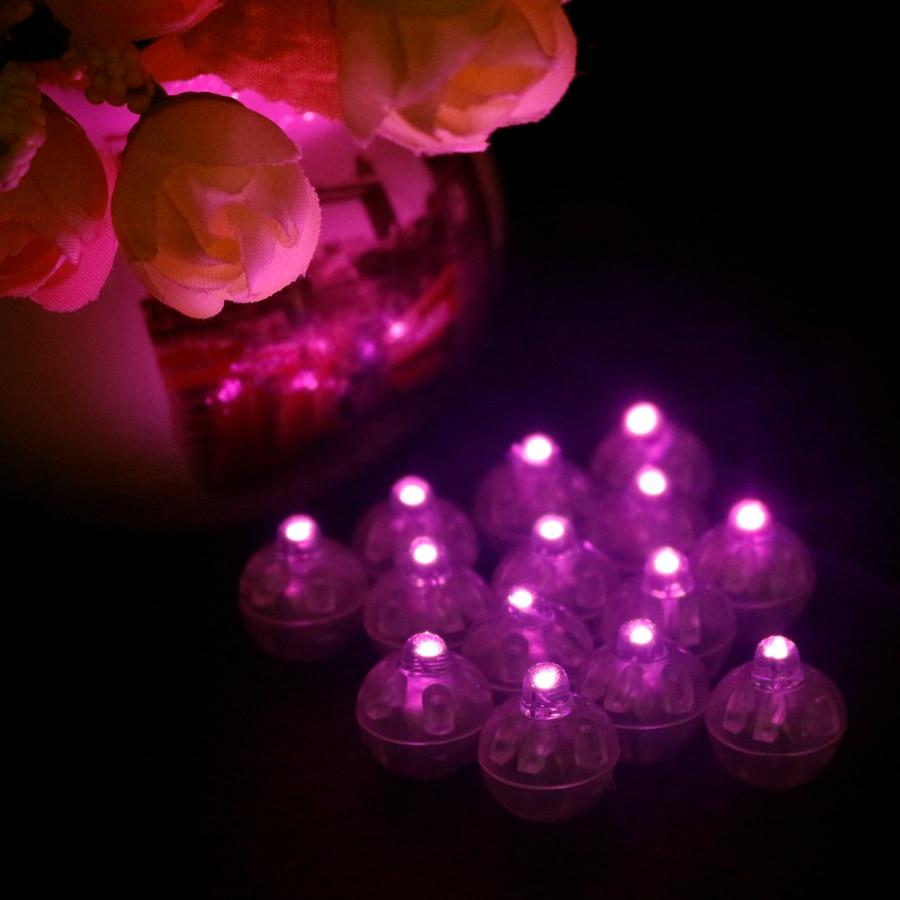 LED Balloon Lights 50-Pack for Colorful Party Decor