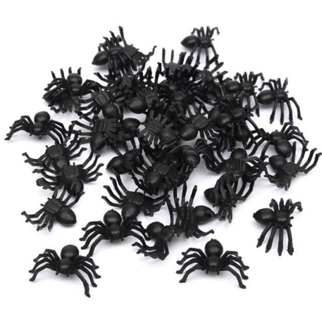 Spider Halloween Decorations, 50-Piece Creepy Set