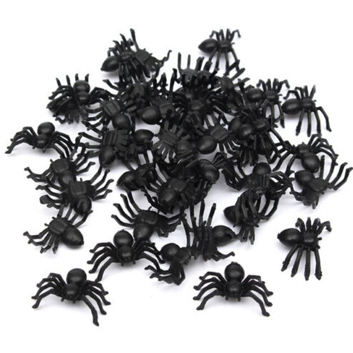 Spider Halloween Decorations, 50-Piece Creepy Set