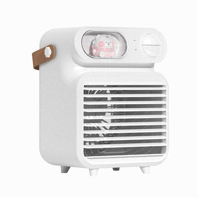 USB Desk Fan with Ice Mist Spray, Portable Mini Cooler