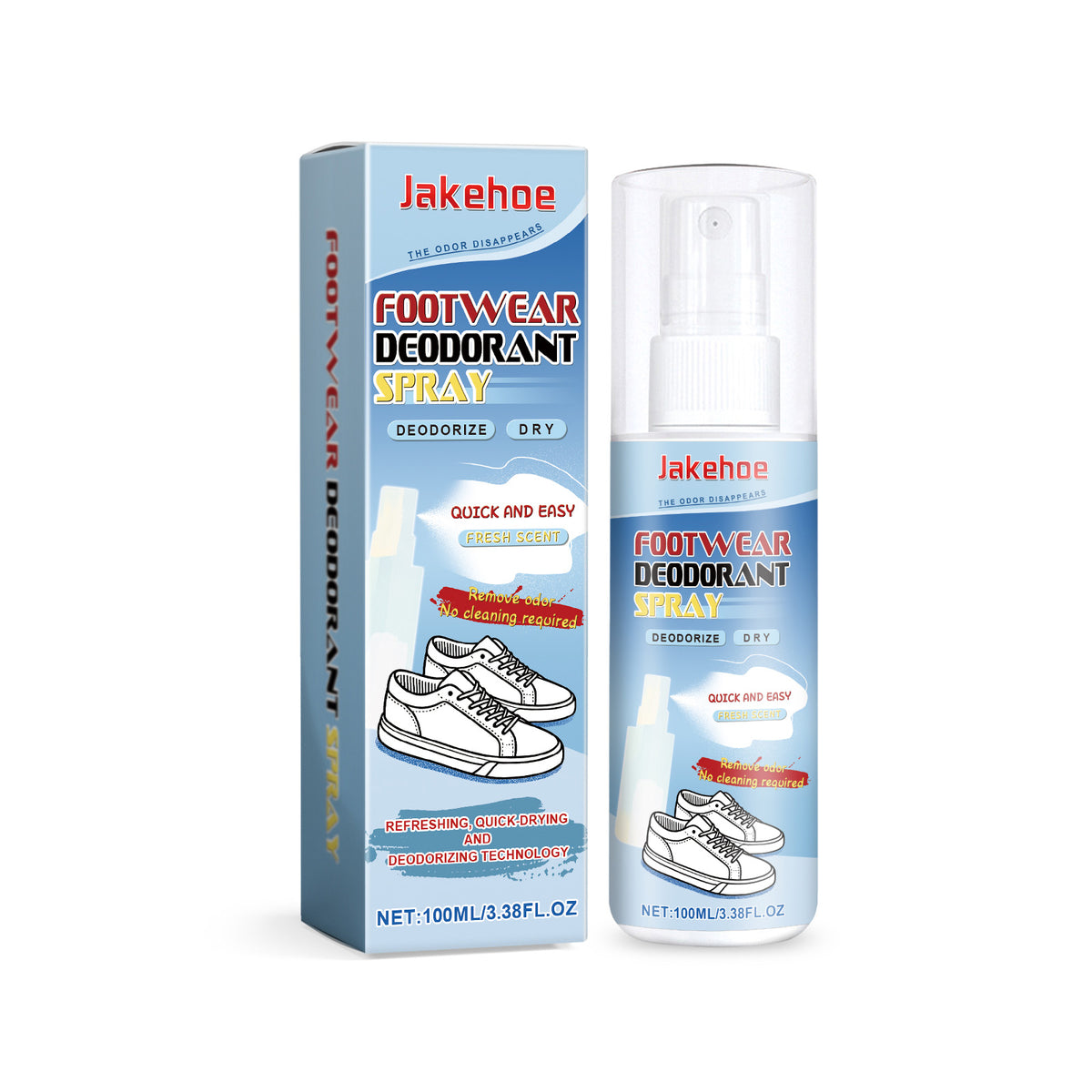 Shoe Deodorant Spray for Long-Lasting Footwear Freshness