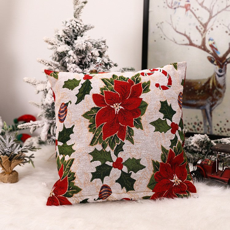 Christmas Pillow Cover for Classic Christmas Decor