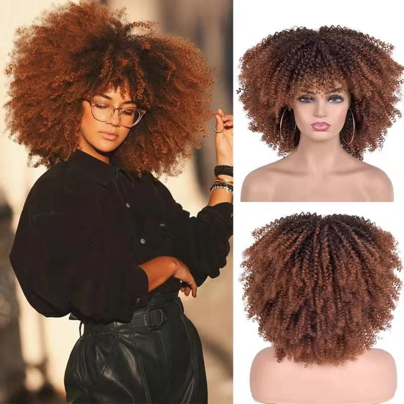 Small Curly Afro Wig for Instant Full-Volume Styling