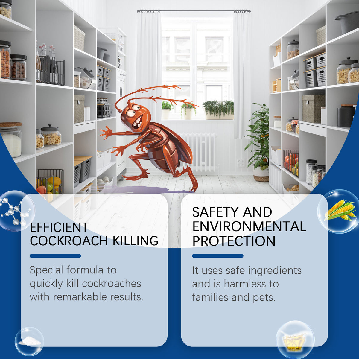 Cockroach Bait Discs for Targeted Kitchen Pest Control
