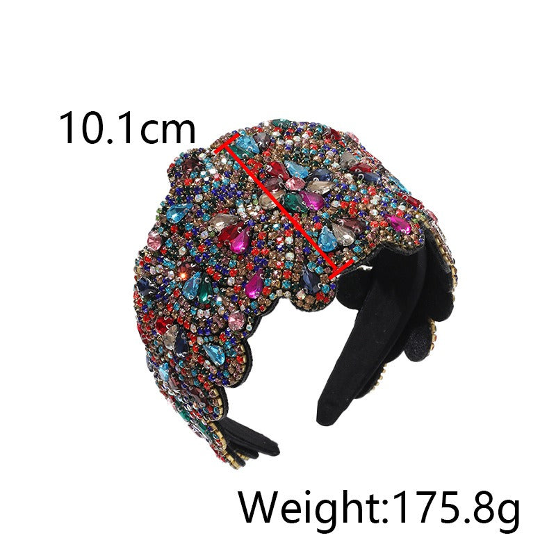 Jeweled Headband for Vintage Glamour Hair Styling