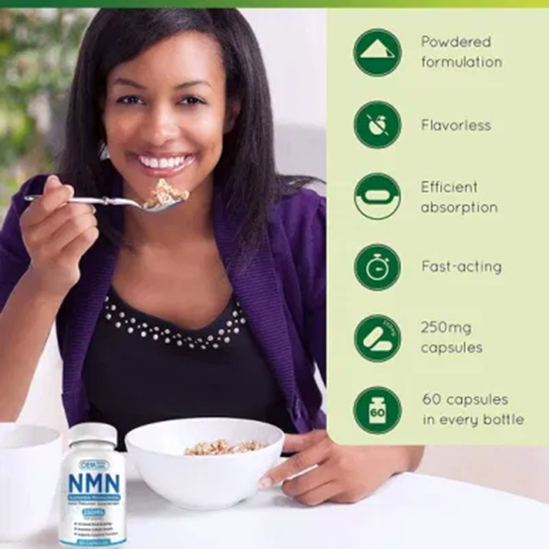 NMN Supplements 250mg — Cellular Repair & Anti‑Aging Capsules