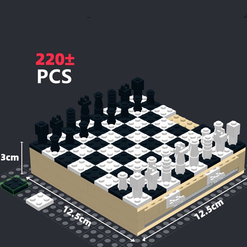 Folding Travel Chess Set with Built-In Storage Drawers