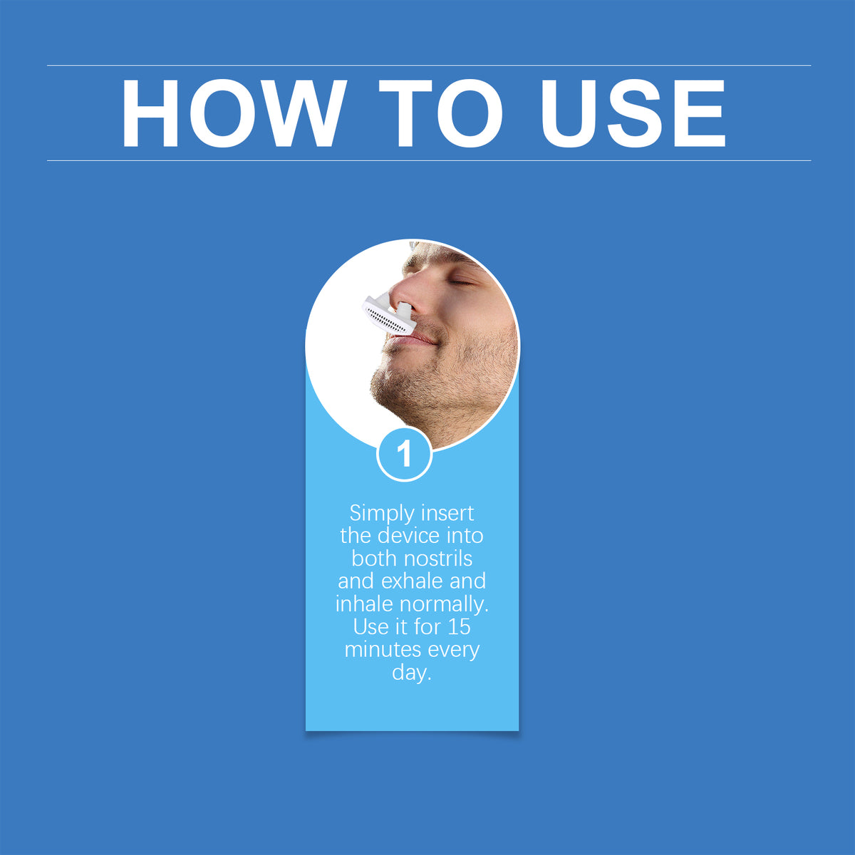 Nasal Relief Device for Rhinitis Congestion Comfort
