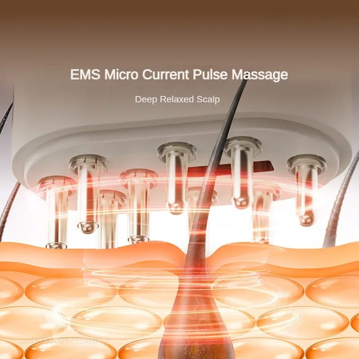 Scalp Massager with EMS & Infrared for Superior Absorption