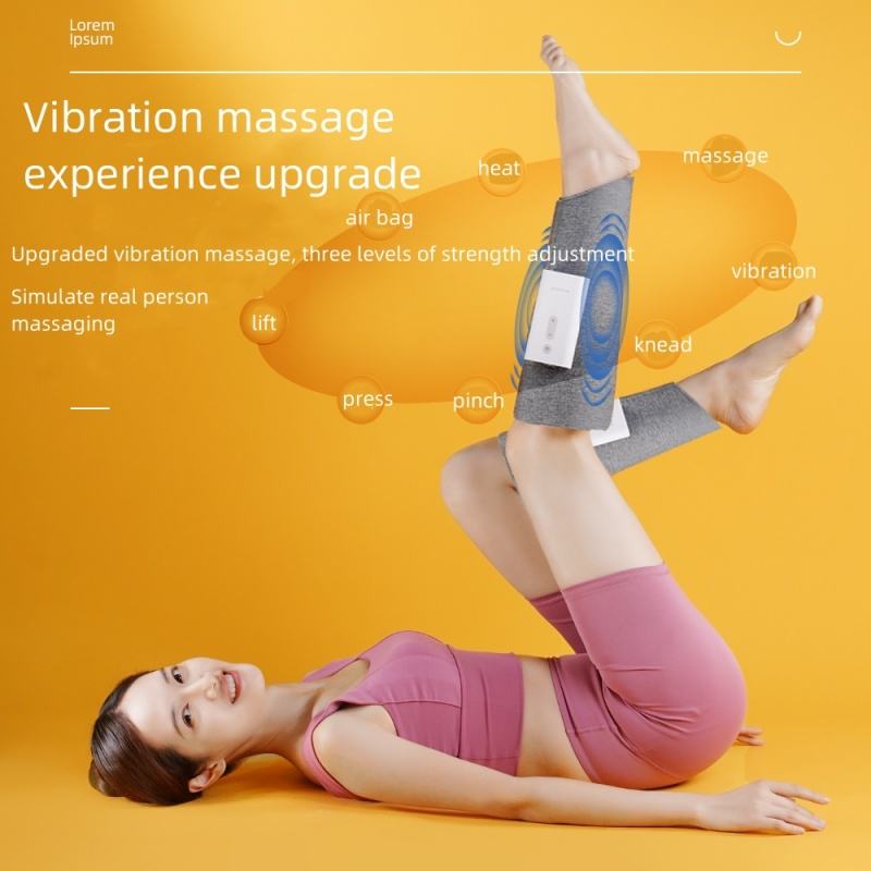 Air Compression Leg Massager with Heat and Vibration