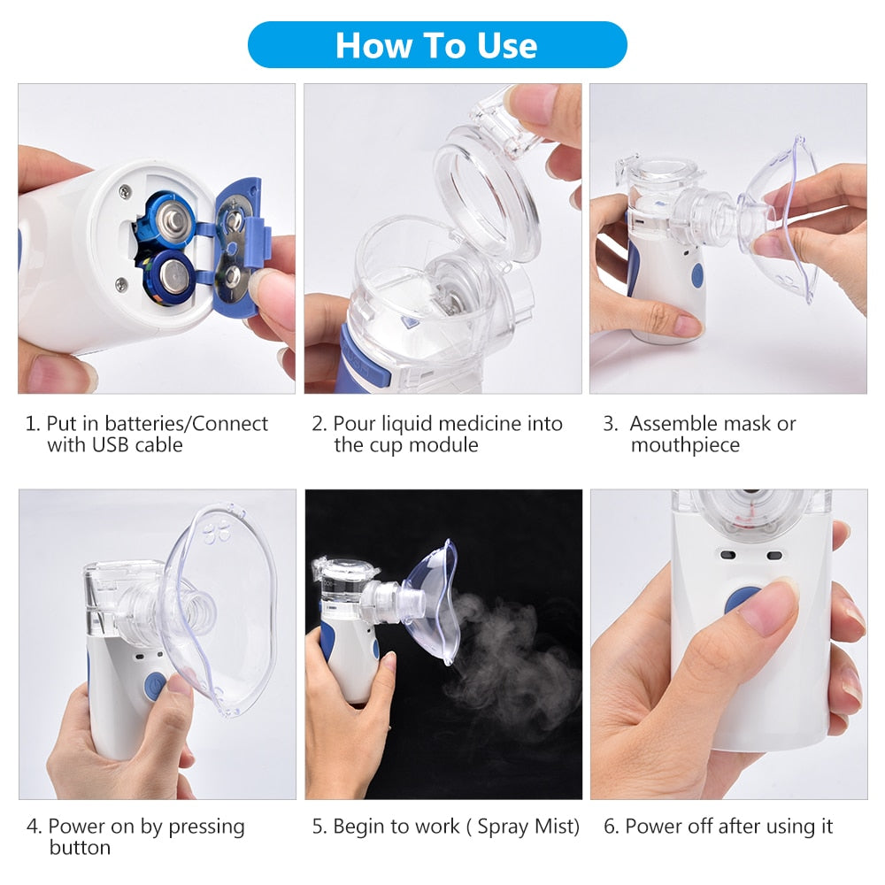 Portable Mesh Nebulizer For Adults