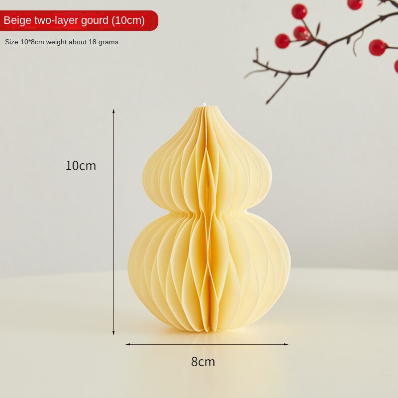 Paper Folding Gourd Ornament for Festive Home Decor