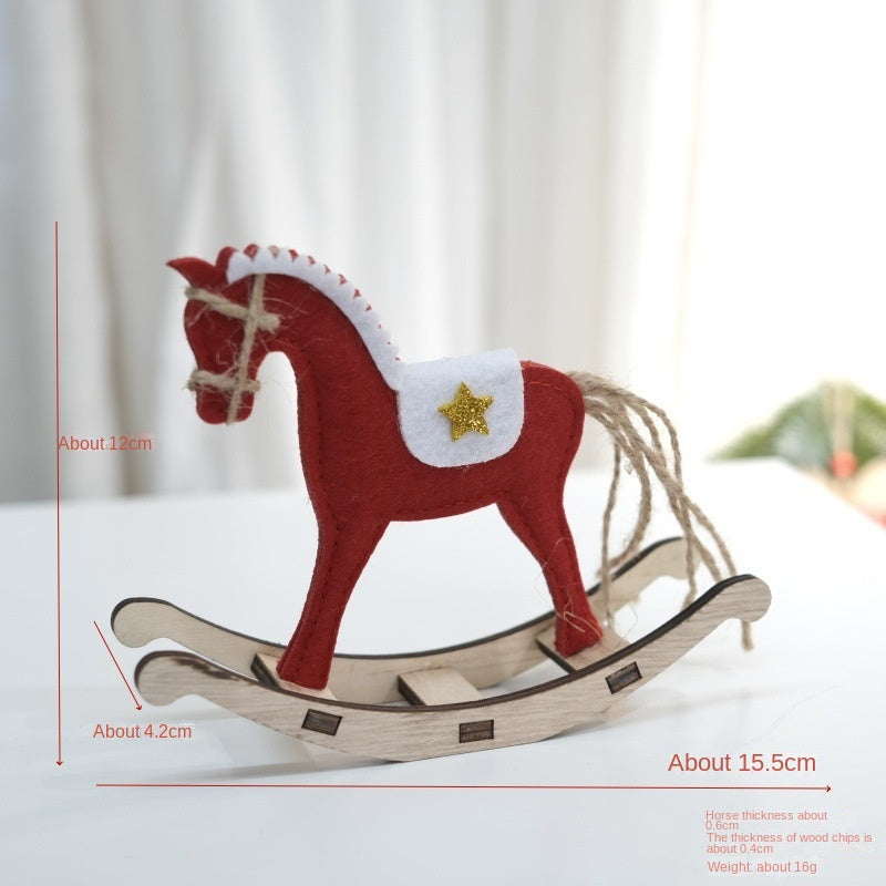 Christmas Wooden Desktop Decor for Festive Table Displays