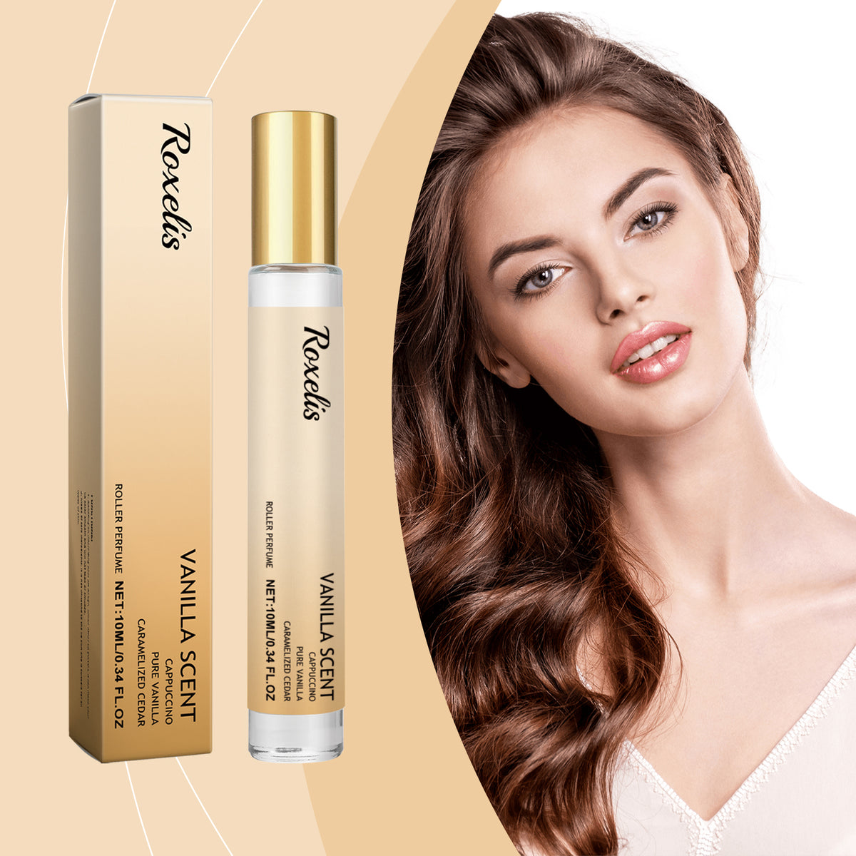 Roller Perfume - Portable Vanilla Caramel Fragrance