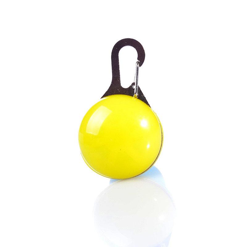 LED Dog Collar Light Clip-On Glow Pendant for Night Walks