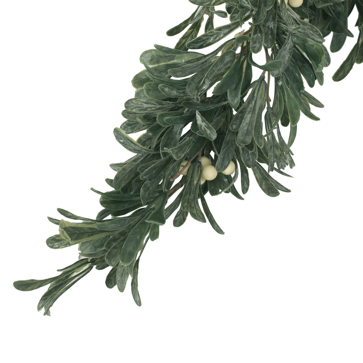 54-Inch Snowberry Green Garland for Seasonal Decor