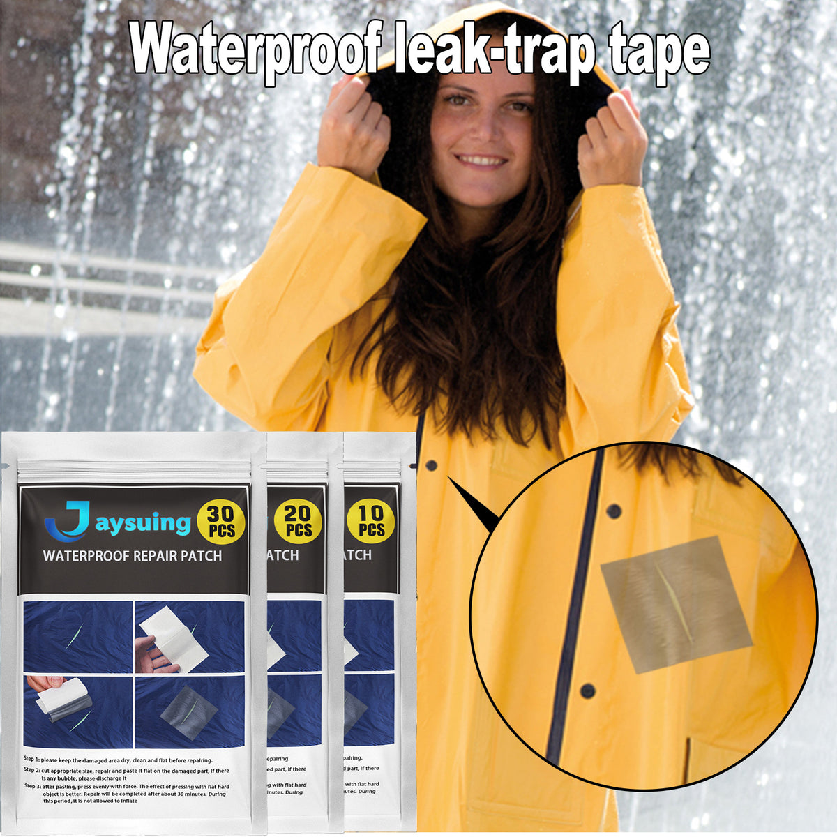 Waterproof Repair Patches for Quick Outdoor Leak Fixes