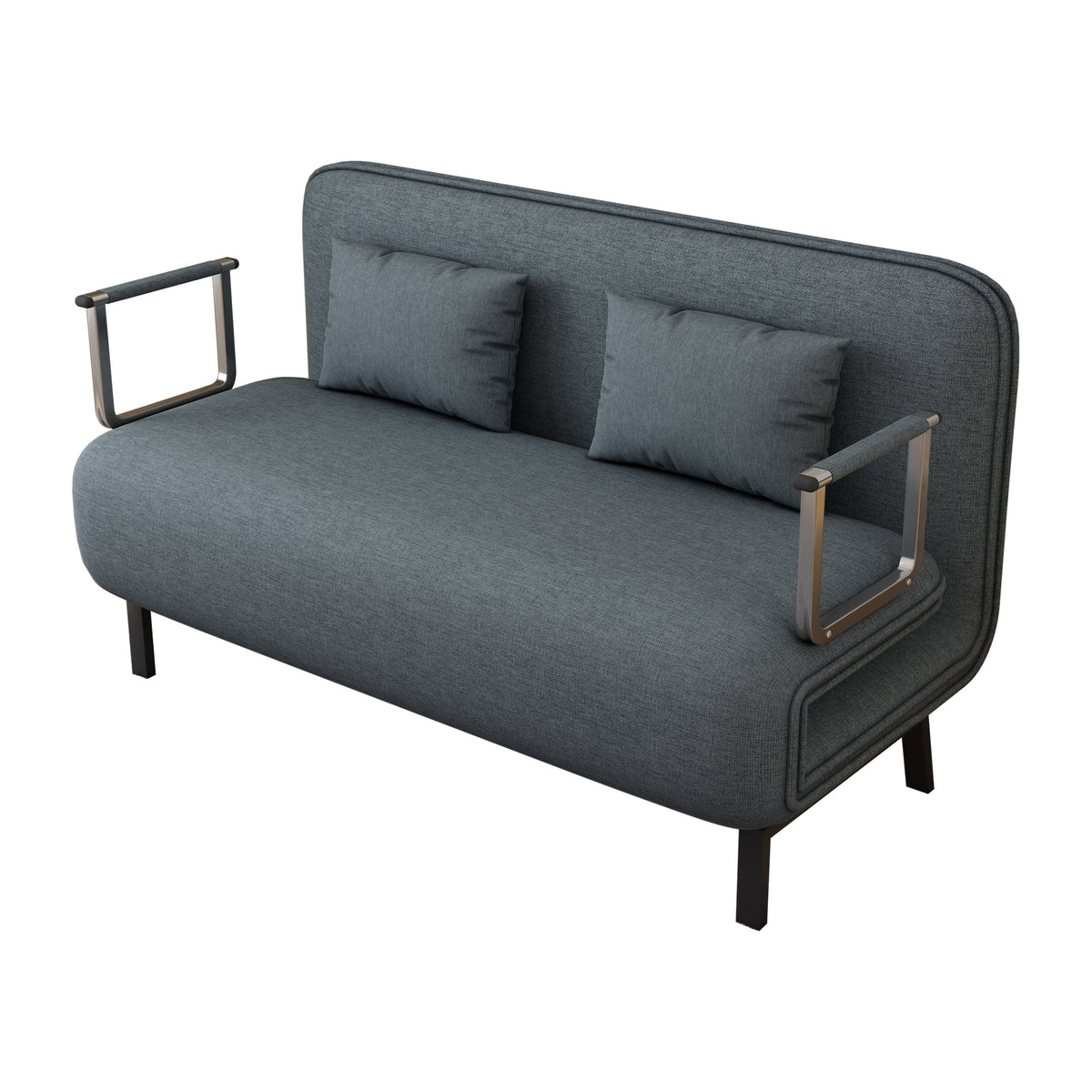 55-Inch Convertible Sofa Bed with Adjustable Backrest
