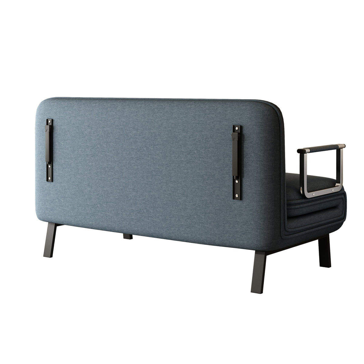 55-Inch Convertible Sofa Bed with Adjustable Backrest