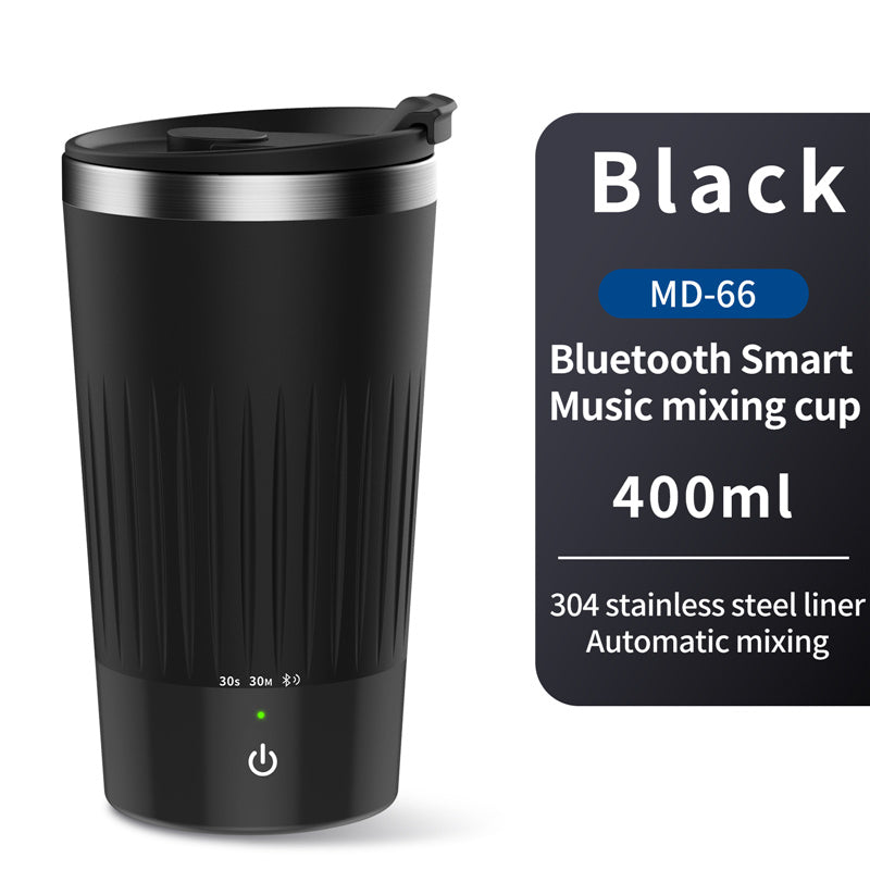Self-Stirring Mug with Bluetooth Speaker for Milk Tea